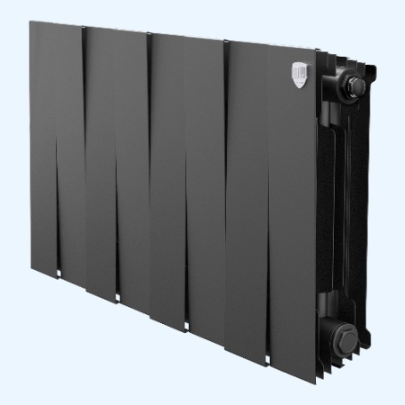 PianoForte 300 /Noir Sable - 8 секций Royal Thermo Радиатор биметаллический